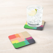 Multicolored Stripes Bier Onderzetter (Rechterzijde)