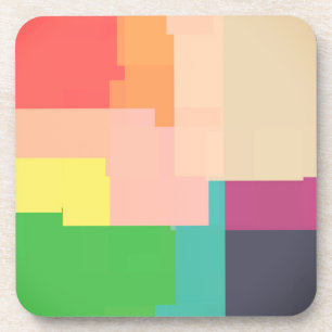 Multicolored Stripes Bier Onderzetter