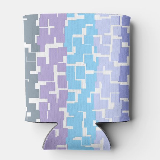 Multicolored Stripes Blikjeskoeler (Achterkant)