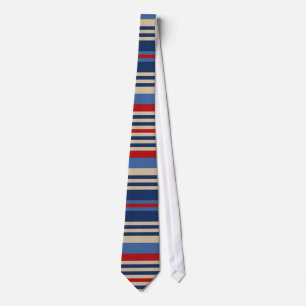 Multicolored Stripes Design Mans Stropdas