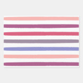 Multicolored Stripes Inpakpapier Vel (Voorkant 3)