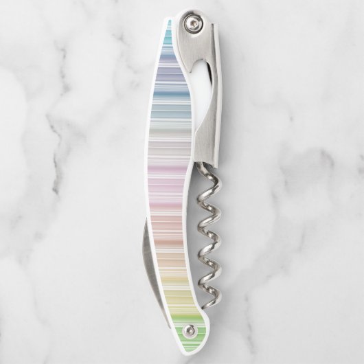 Multicolored Stripes Kurkentrekker (Achterkant)