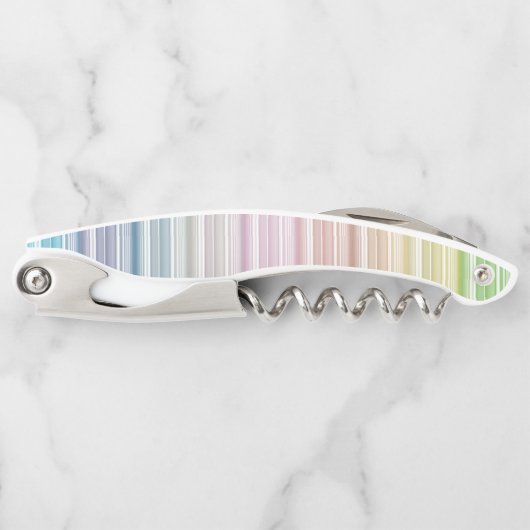 Multicolored Stripes Kurkentrekker (Voorkant)