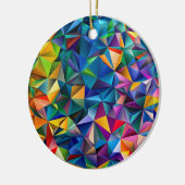 Multicolored triangle shapes keramisch ornament (Links)