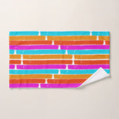 Multicolored Trillende Strepen - de Reeks van de Bad Handdoek (Handdoek)