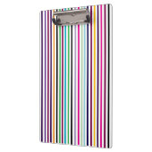 Multicolored Vertical Striped Clipboard Klembord (Links)