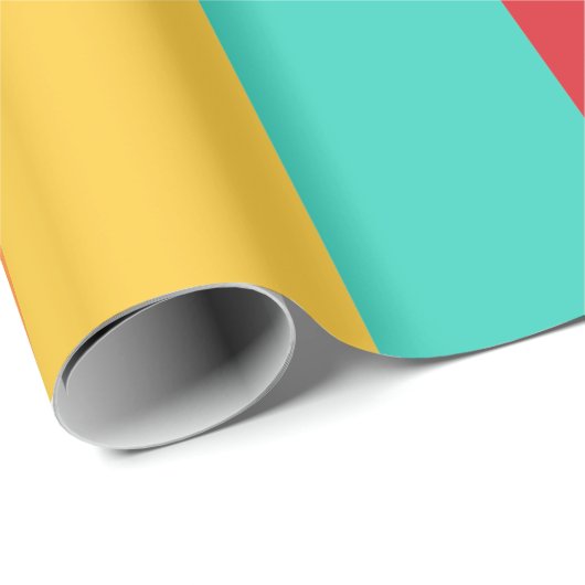 Multicolored verticale strepen cadeaupapier (Rol Hoek)