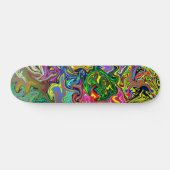 Multicolored Warp Skateboard (Horizontaal)