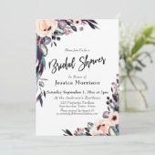 Multicolored Waterverf Flowers Vrijgezellenfeest Kaart (Staand voorkant)