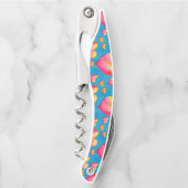 Multicolored Waterverf Harten Kurkentrekker (Voorkant)