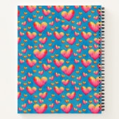 Multicolored Waterverf Harts Spiral Notitieboek (Achterkant)