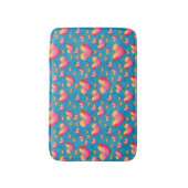 Multicolored Waterverf Hearts Bath Mat (Voorkant Verticaal)