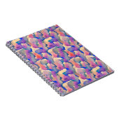 Multicolored Waterverf Patroon - Notitieboek (Rechterzijde)