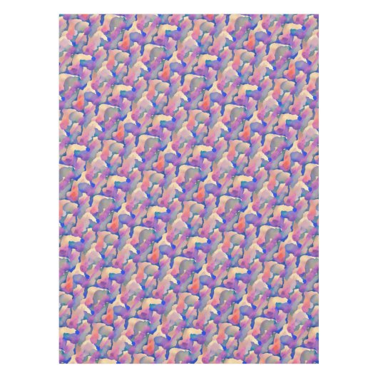 Multicolored Waterverf Pattern - Tablecloth Tafelkleed (Voorkant)