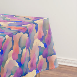 Multicolored Waterverf Pattern - Tablecloth Tafelkleed