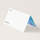 Multicolored Waterverf was Ontvankelijke Kaarten v (Achterkant)