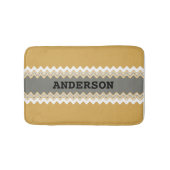 Multicolored Wavy Pattern Badmat (Voorkant)