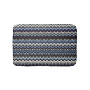 Multicolored Wavy Pattern Badmat