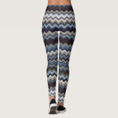 Multicolored Wavy Pattern Leggings (Achterkant)