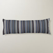 Multicolored Wavy Pattern Lichaamskussen (Achterkant)