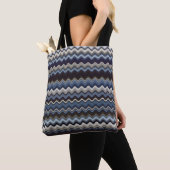 Multicolored Wavy Pattern Tote Bag (Dichtbij)