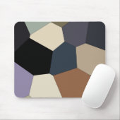 Multicolorf-Abstract patroon met aardinrichting Muismat (Met muis)