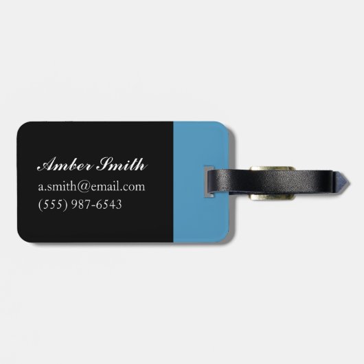 Multicolorfender Bagagelabel (Achterkant horizontaal)