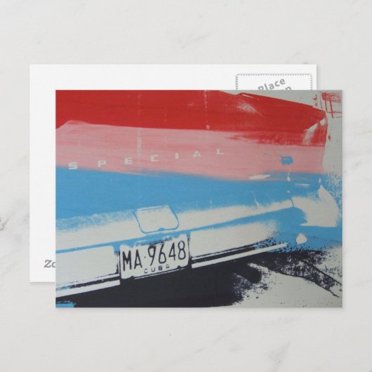 Multicolorfender Briefkaart (Voorkant / Achterkant)