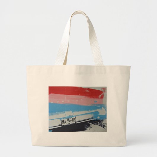 Multicolorfender Grote Tote Bag (Voorkant)