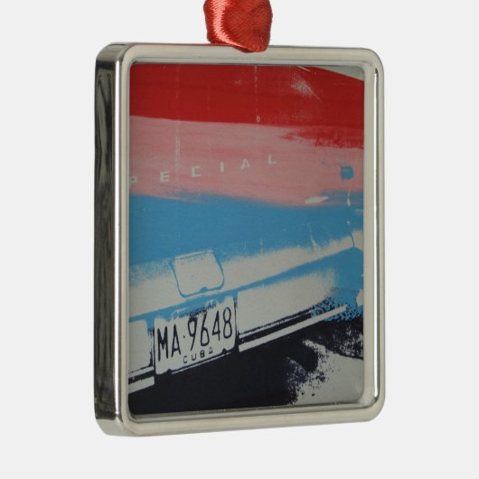 Multicolorfender Metalen Ornament (Rechts)