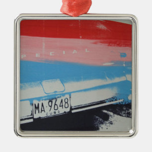 Multicolorfender Metalen Ornament