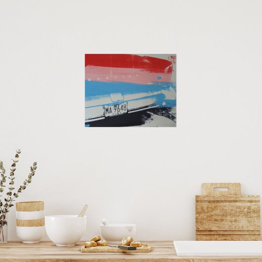 Multicolorfender Poster (Keuken)