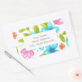 Multicolorful Waterverf Bouquet Labels (Envelop)