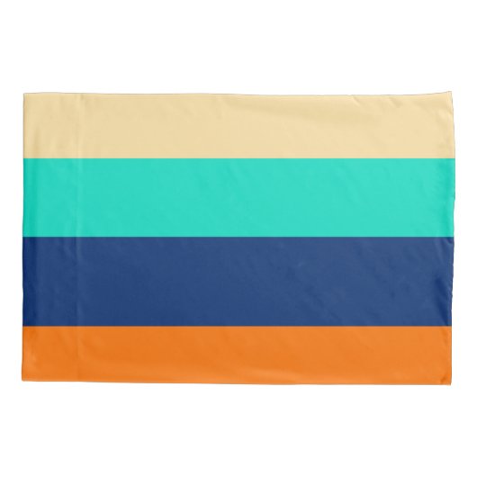 Multicolorlijnen gevlochten kussensloop (Achterkant)