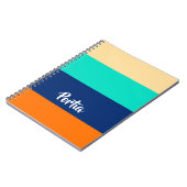 Multicolorlijnen gevlochten notitieboek (Linkerzijde)