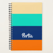 Multicolorlijnen gevlochten planner (Voorkant)