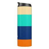 Multicolorlijnen gevlochten thermosbeker (Geroteerd rechts)