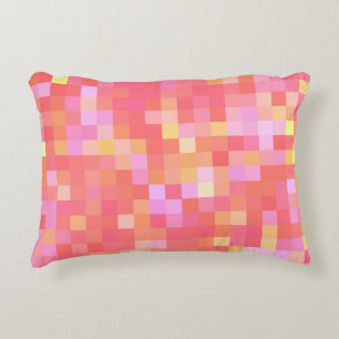 Multicolorrood/roze/geel/Oranje/lavender Accent Kussen