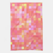 Multicolorrood/roze/geel/Oranje/lavender Theedoek (Verticaal)