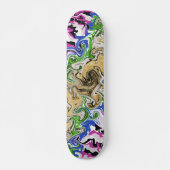 Multicolors vloeien persoonlijk skateboard (Voorkant)