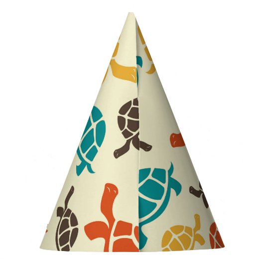 Multicolorschildpad Feesthoedjes (Achterkant)