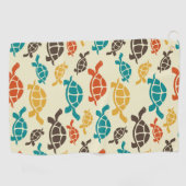 Multicolorschildpad Golfhanddoek (Horizontaal)