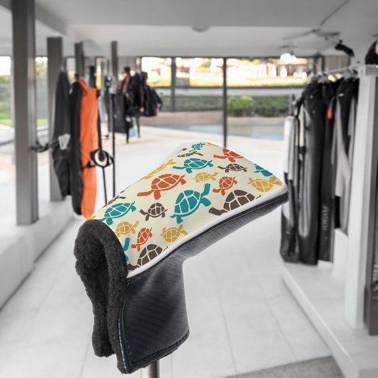 Multicolorschildpad Golfheadcover