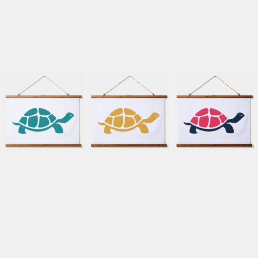 Multicolorschildpad Hangend Wandkleed (Driedubbel)