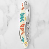 Multicolorschildpad Kurkentrekker (Achterkant)