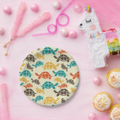 Multicolorschildpad Papieren Bordje (Feest)