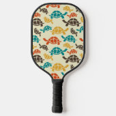Multicolorschildpad Pickleball Paddle (Achterkant)