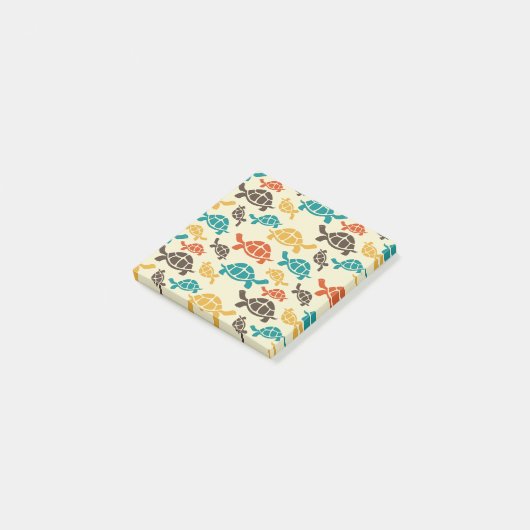 Multicolorschildpad Post-it® Notes (Schuin)
