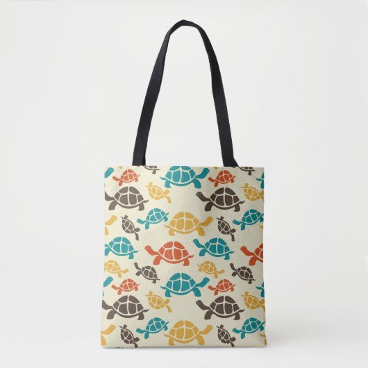 Multicolorschildpad Tote Bag (Voorkant)