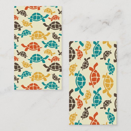 Multicolorschildpad Visitekaartje (Voorkant / Achterkant)